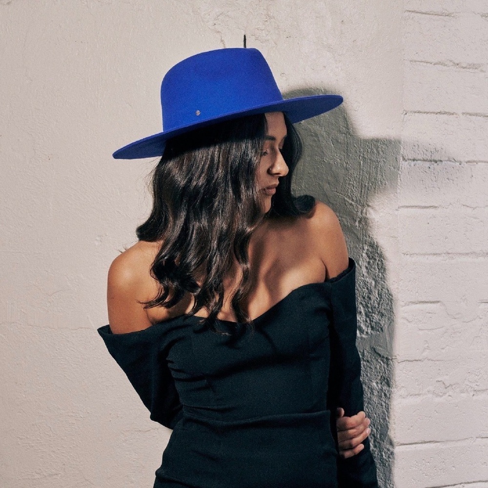 Chic Royal Blue Women's Fedora